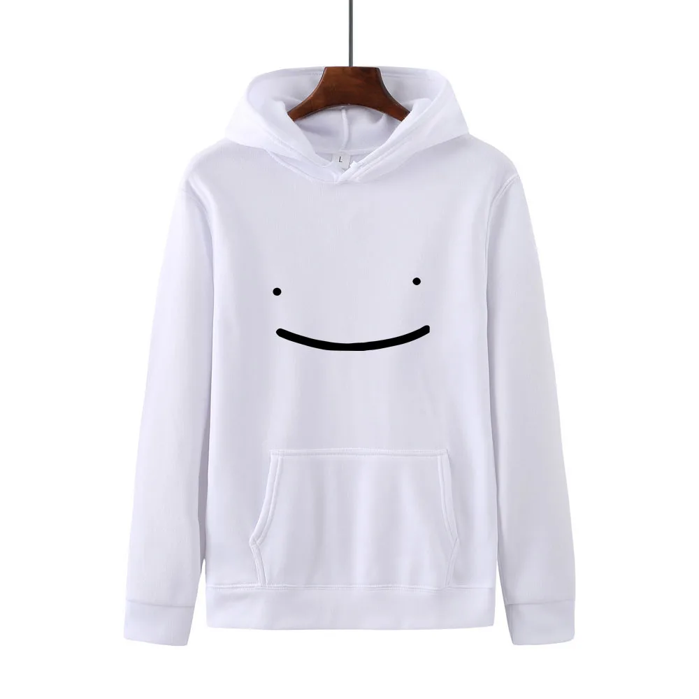 

Autumn Winter Men's Women's Casual Hooded Sportswear Fleece Pocket Smiley Fashion Sweater Print Top 2021 Free Shipping