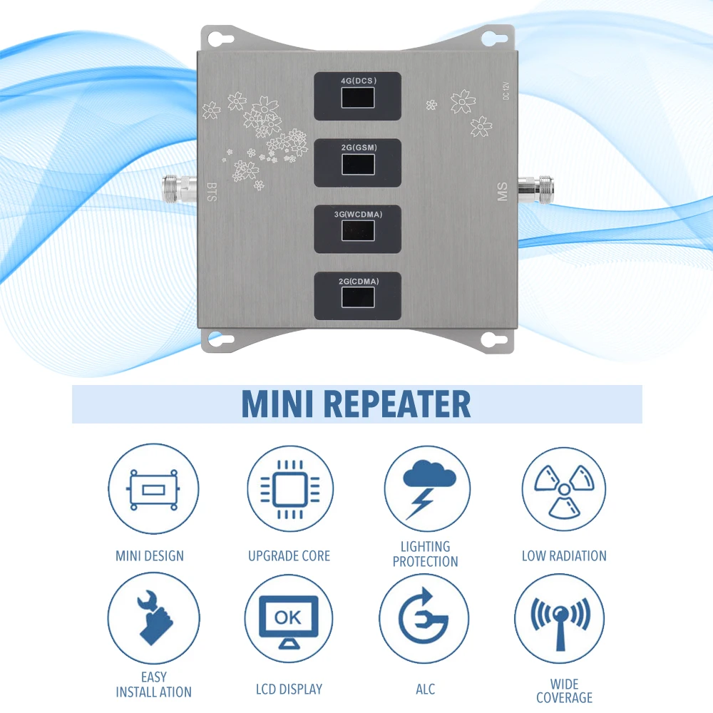 850 900 1800 2100 МГц Mobiele Telefoon Booster Signaal Versterker 2G 3G 4G LTE cellulaire Repeater CDMA GSM WCDMA набор|Генераторы