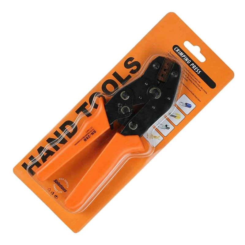 Sn-28B Обжимные Щипцы обжимной инструмент для клемм с храповым механизмом 2 54 мм 3 96