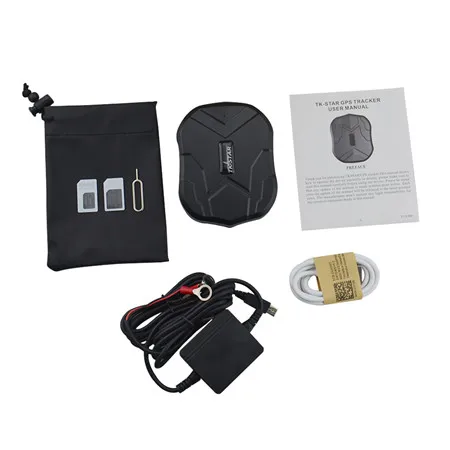 no box with charger Gps трекер TKSTAR TK905 водонепроницаемый магнит в режиме ожидания 90 дней gps локатор автомобиля бесплатное приложение Автомобильный gps gsm устройство слежения S - Цвет: no box with charger