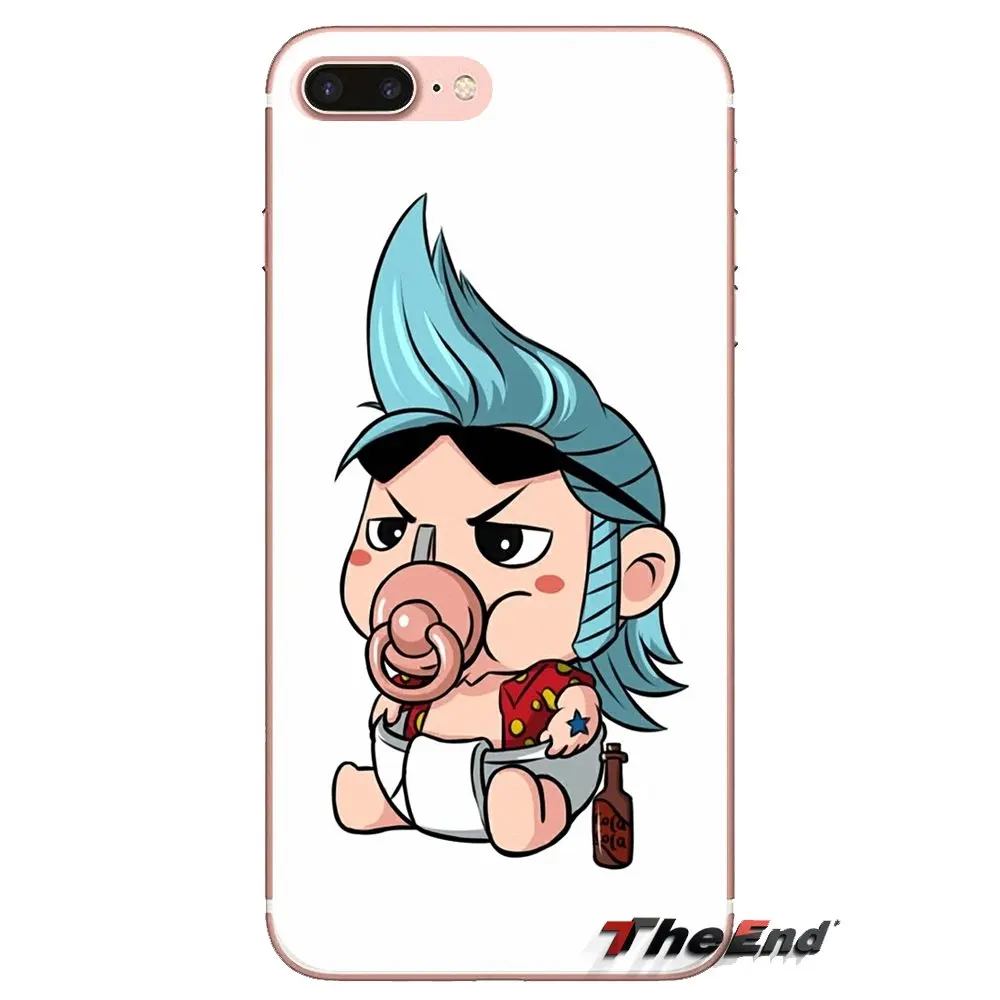 Аниме one piece Franky TPU прозрачная сумка чехол для sony Xperia Z Z1 Z2 Z3 Z5 compact M2 M4 M5 E3 T3 XA Aqua LG G4 G5
