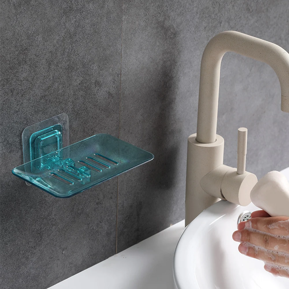 

Leachate Crystal Dish Case Storage Rack Soap Box Tray Shelf Wall-mounted