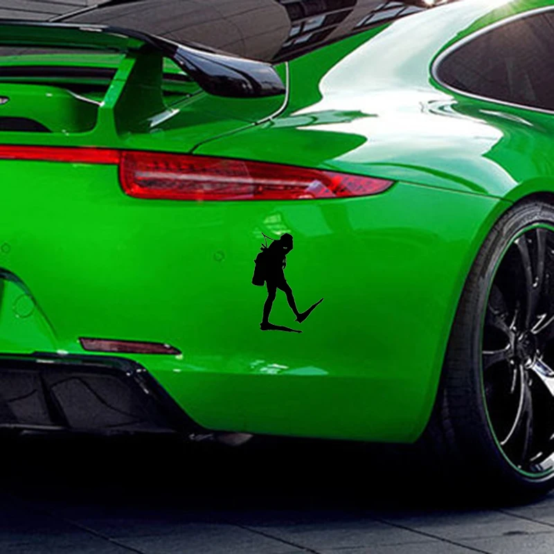 10*13 9 см Индивидуальные виниловые наклейки на бампер для дайвинга