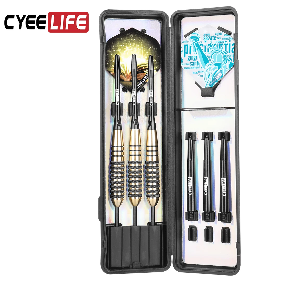 Профессиональные стальные дротики CyeeLife с алюминиевым валом 18/20/22/24 г 3 шт. | Спорт и