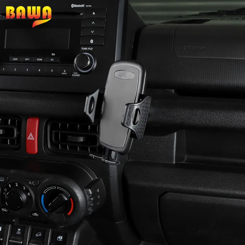 bawa multi functional bracket for suzuki jimny jb74 mobile phone holder fixed for suzuki jimny 2019 2021 accessories free global shipping