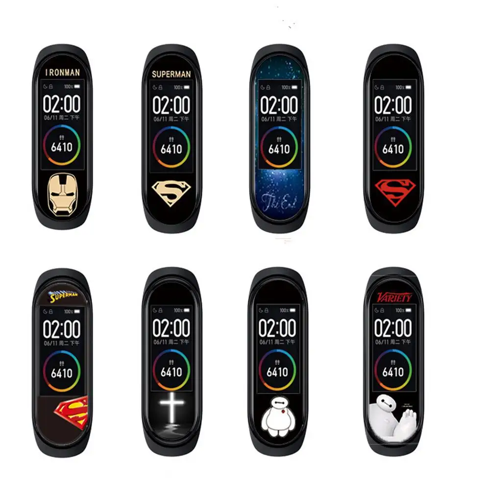 Ремешок спортивный Timethinker для Xiaomi Mi Band 3 4 силиконовый браслет на запястье