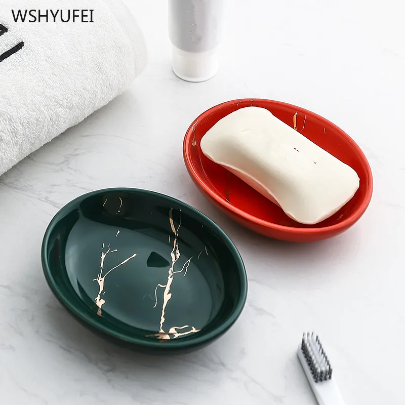 1 шт. Скандинавская керамическая Коробка для мыла сливной Туалет Ресторан отеля