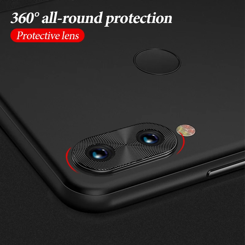 Чехол для объектива камеры Redmi Note 8 Pro полное покрытие защитное кольцо алюминиевое