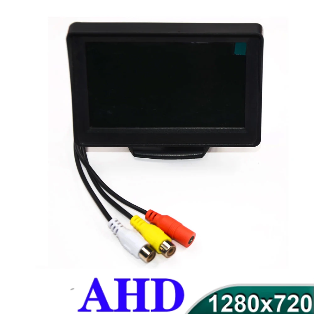 

AHD 1280*720P Car Monitor 4.3" Screen For Rear View Reverse Camera TFT LCD Display HD Digital Color 4.3 Inch