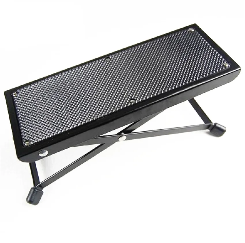 Черная металлическая Акустическая гитара Педаль для электрогитары регулируемые