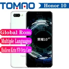 Новый телефон Honor 10, телефон 5,84 дюйма, 6 ГБ ОЗУ 64 Гб 128 Гб ПЗУ, Hisilicon Kirin 710 восемь ядер, камера 24 МП, аккумулятор 3400 мАч, Android 8,1