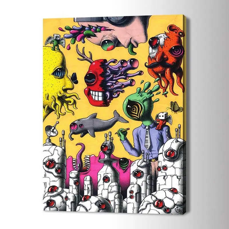 

El Salvador's Fantasy Painting Canvas Paintings Poster Print Wall Art for Living Room Home Decor