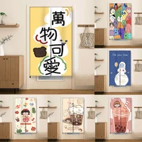 japanese doorway hanging curtain bedroom kitchen blackout curtain half panel curtain partition curtain home decoration
