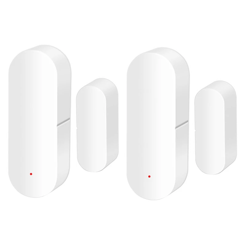 

Умный дверной магнитный детектор Tuya с Wi-Fi, мониторинг в режиме реального времени, открытое окно для вентиляции, Voiceview, 2 комплекта