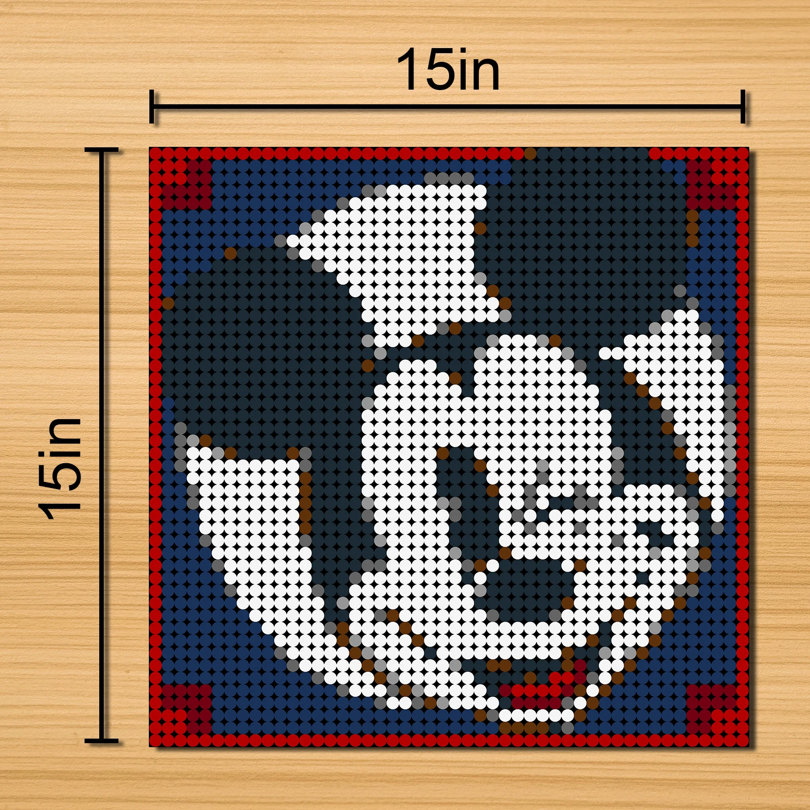 

MOC Mouse Anime Animal Building Blocks Bricks Pixel Art Mosaic Paintings Gifts 2 Type Toys DIY Educational Children Kid 2635PCS