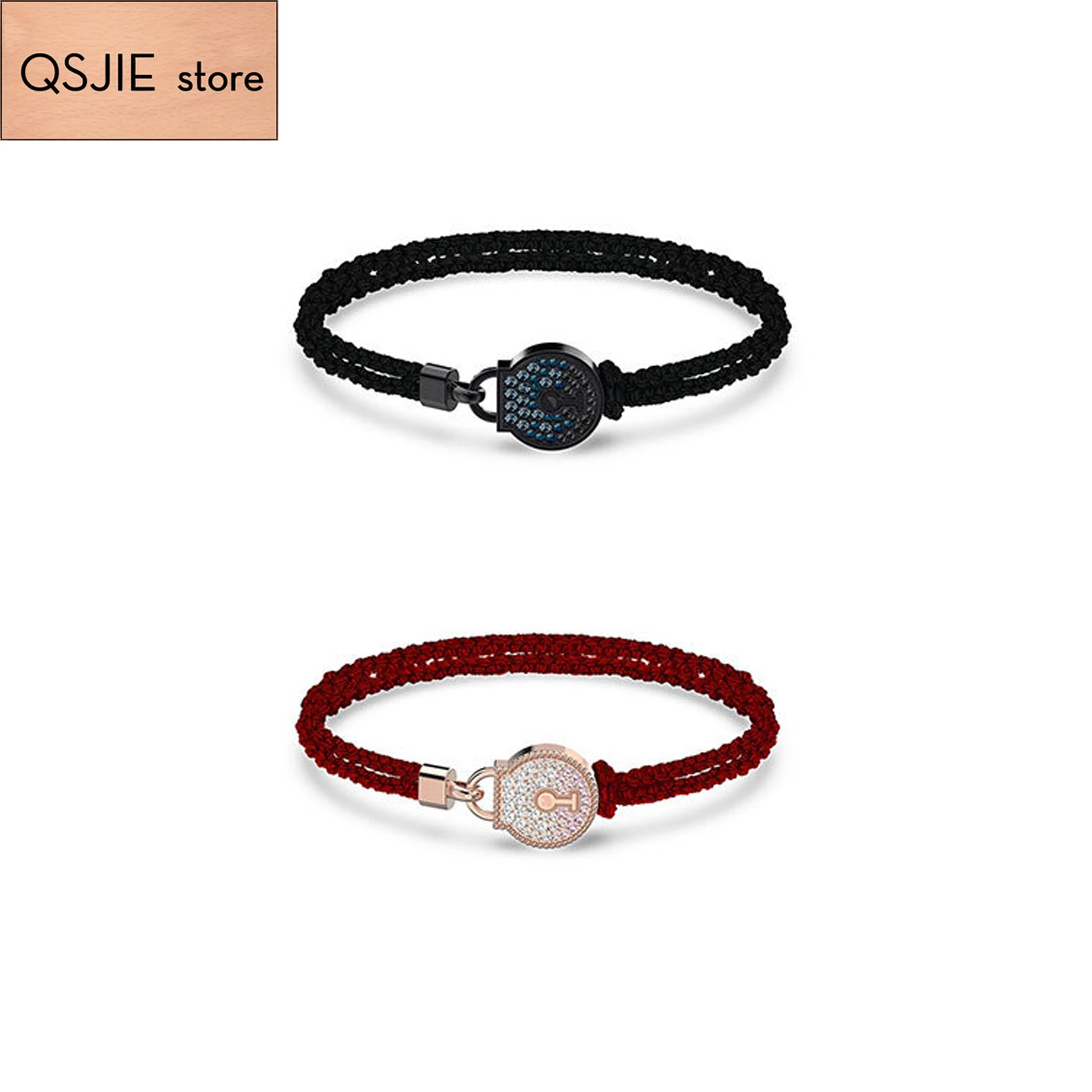 

High Quality SWA New Style. Simple Lock Good Mood Every Day, Woven Rope Bracelet Glamorous Fashion Jewelry