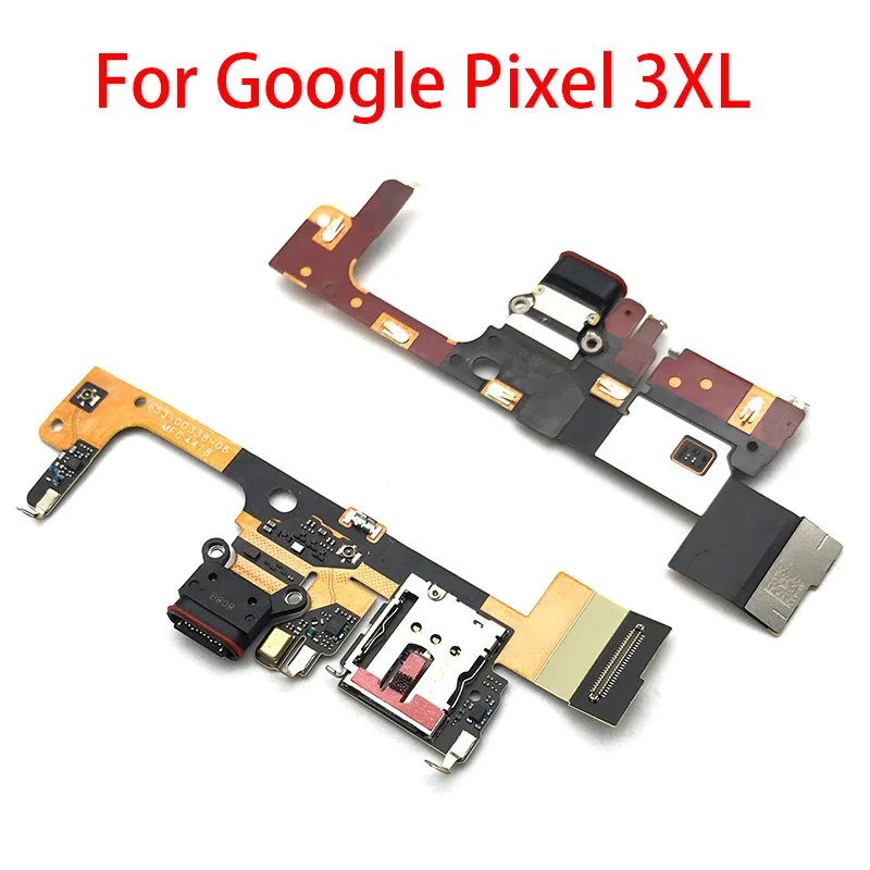 10 шт./лот USB-разъем для зарядки штепсельная док-станция гибкий кабель Google Pixel 3XL с
