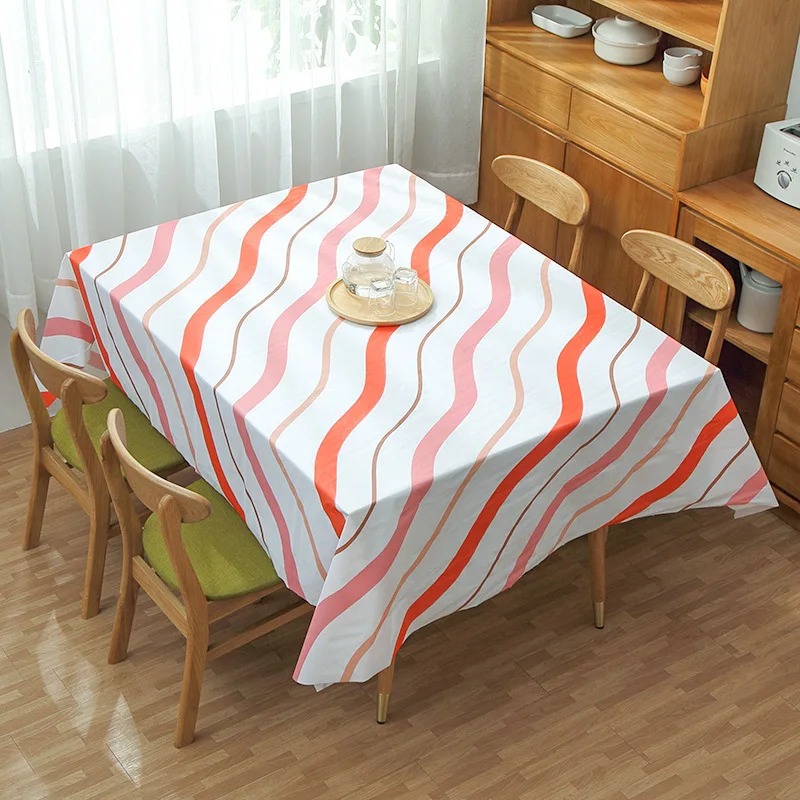 Водонепроницаемая скатерть из ПЭВА маслостойкая одноразовая на стол