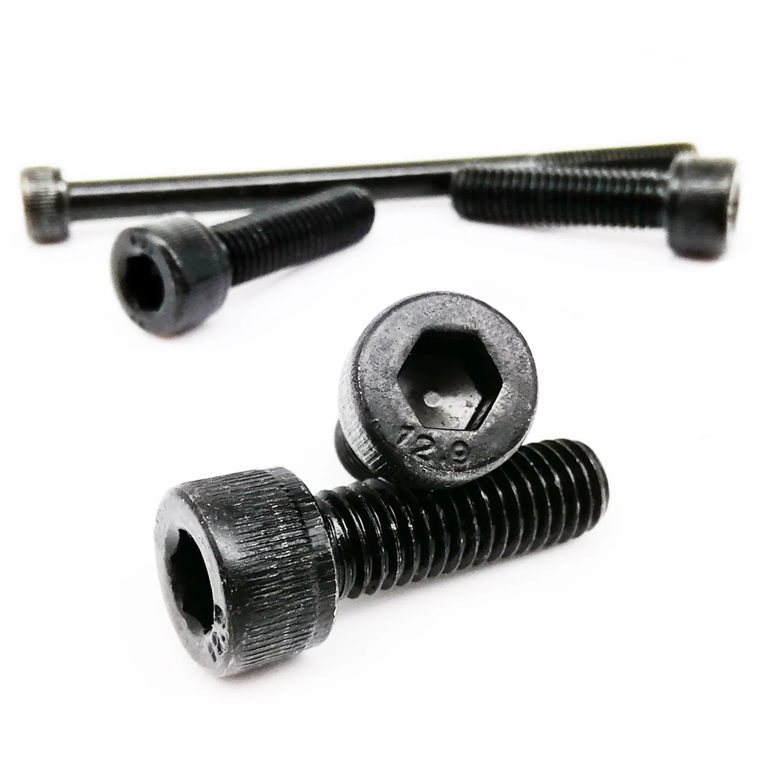 5/10/25/50pcs DIN912 M1.6 M2 M2.5 M3 M4 M5 M6 M8 Black Grade 12.9 Alloy Steel Allen Hexagon Hex Socket Cap Head Screw Bolt | Обустройство