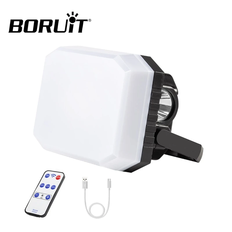

BORUiT LED Portable High Power 2500 LM Emergency Light 4 Mode Waterproof Camping Lantern For Patio/Porch/Garden
