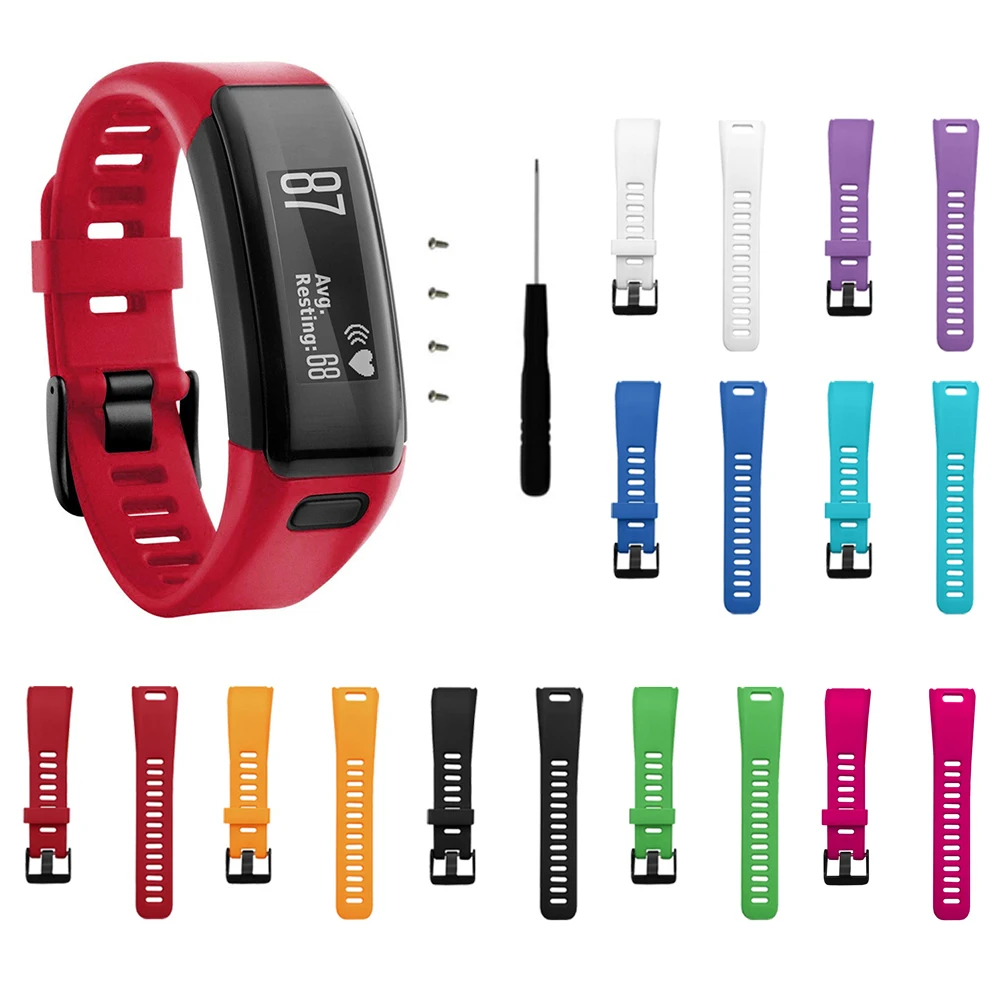 Сменные совместимые ленты для Garmin Vivosmart HR с металлической пряжкой фитнес браслет