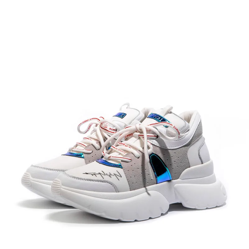 FEDONAS новые Для женщин спортивная обувь на плоской подошве платформы повседневная