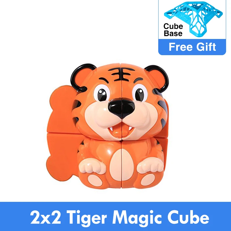 Новинка Zhisheng Yuxin Tiger 2x2 скоростной куб магический пазл профессиональный волшебный