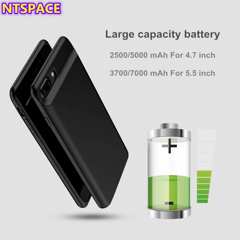 Портативный внешний аккумулятор для iPhone 8 7 6 6S Plus магнитное зарядное устройство