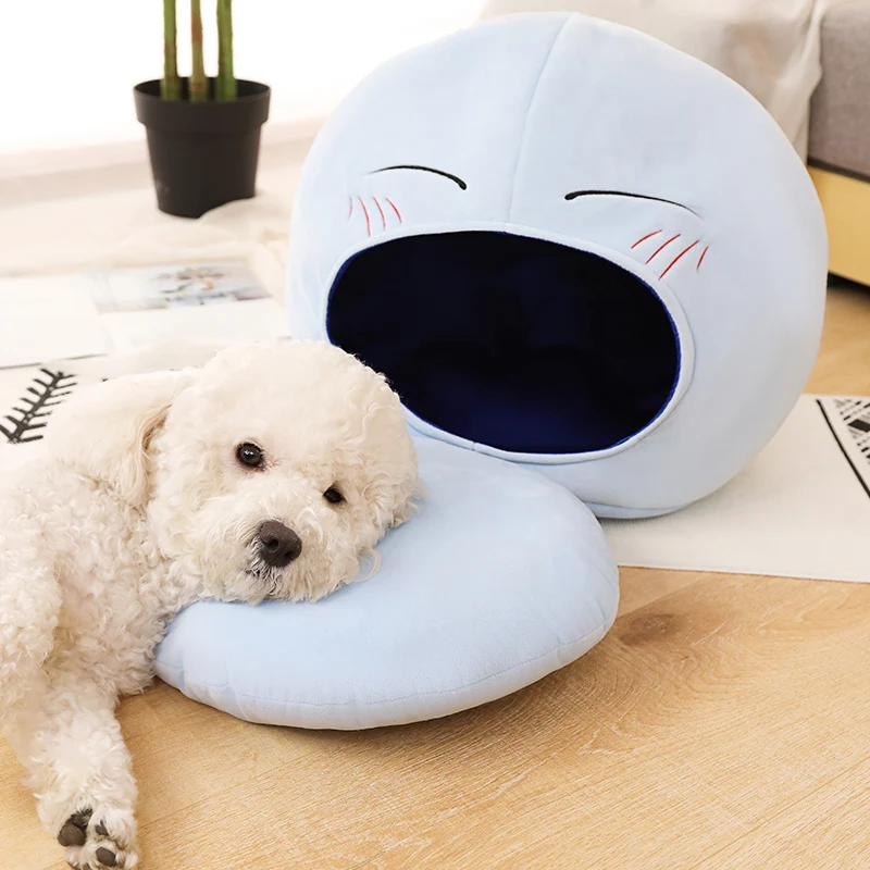 50 см мягкая кровать для собак Pet моющиеся питомника длинный Плюшевый игровой