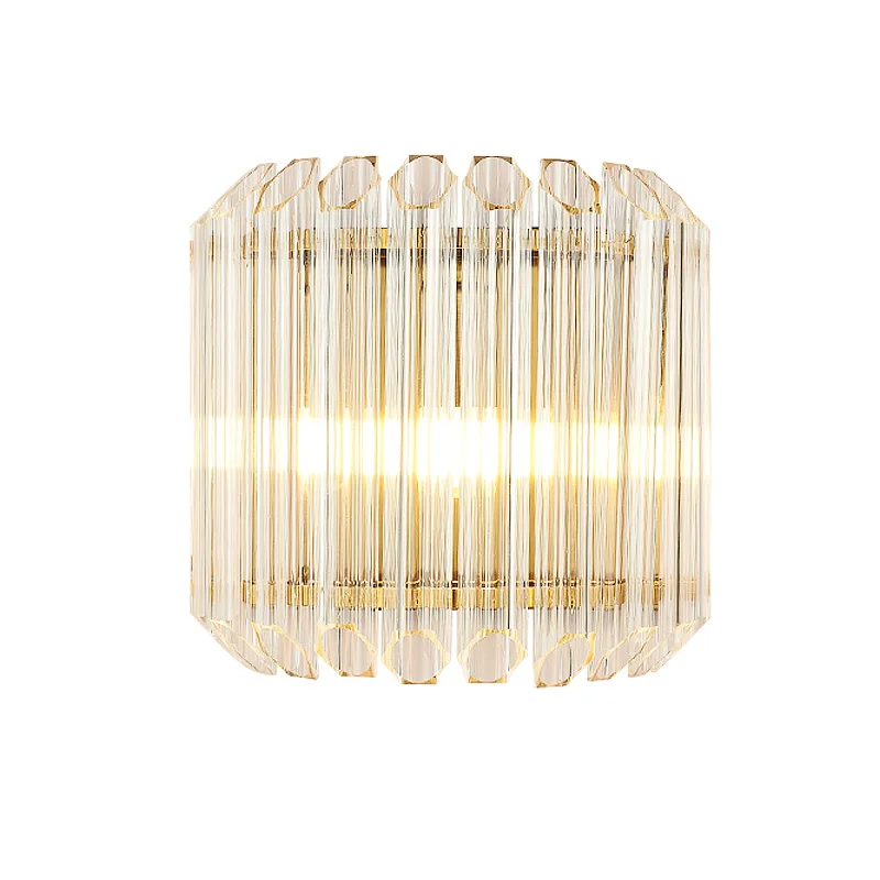 Роскошный настенный светильник с золотыми кристаллами 110 В переменного тока 220