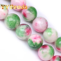 natural light pink green persian jades stone beads loose spacer charm beads 6 8 10 12mm for jewelry making diy bracelets earring