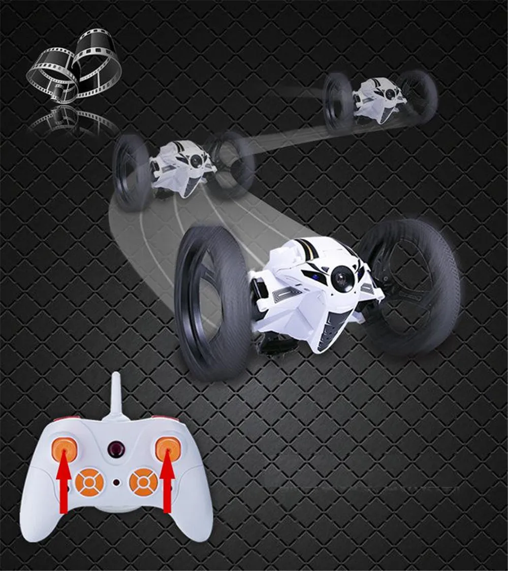 RC автомобиль отскок Автомобиль Дистанционное управление игрушки RC робот 80 см высокий прыгающий игрушечный автомобиль машинки на радиоуправлении машина светодиодный ночной игрушки детские подарки
