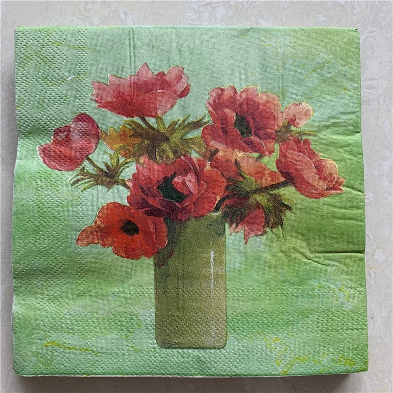 Декупаж Свадьба винтажная салфетка бумага элегантная ткань цветок розовый