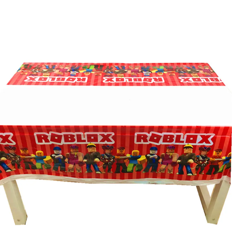 

80pcs Roblo Cartoon Baby Shower Cup Plate Napkin Straw Birthday Party Decorations Supplies Kids Favor Disposable Tableware Sets