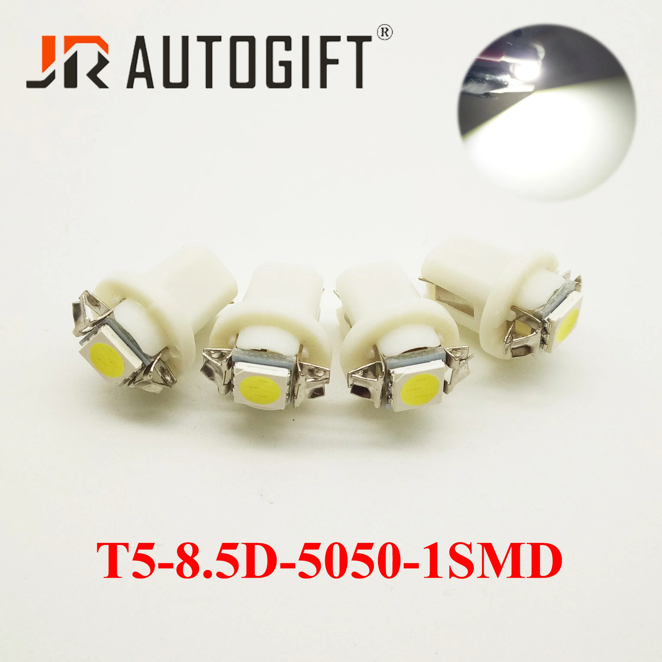 100x T5 B8.5D 8.5D B8.5 1 LED 5050 8.3D T8.3D 24V/12V красный/синий/зеленый/желтый автомобильный индикатор панели приборов лампочка автоинструменты светятся.