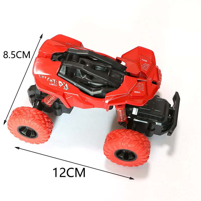 YINGELON 1pcs Pull Back Monster Trucks for Boys Kids Gifts Model Diecast Vehicle Car 1:55 With 4 Independent Shock Springs |