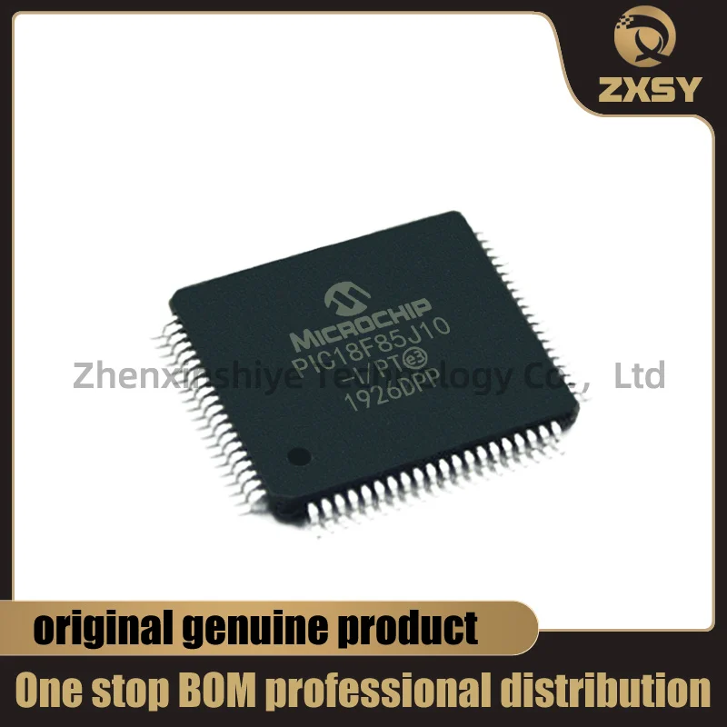 

PIC18F85J10-I/PT package TQFP-80 microcontroller MCU chip IC new and original