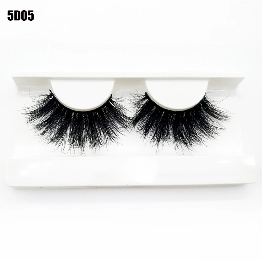 Mink Eyelashes Criss-Cross Natural Fake lashes Length 25mm Makeup 3D Mink Lashes Extension Eyelash Beauty