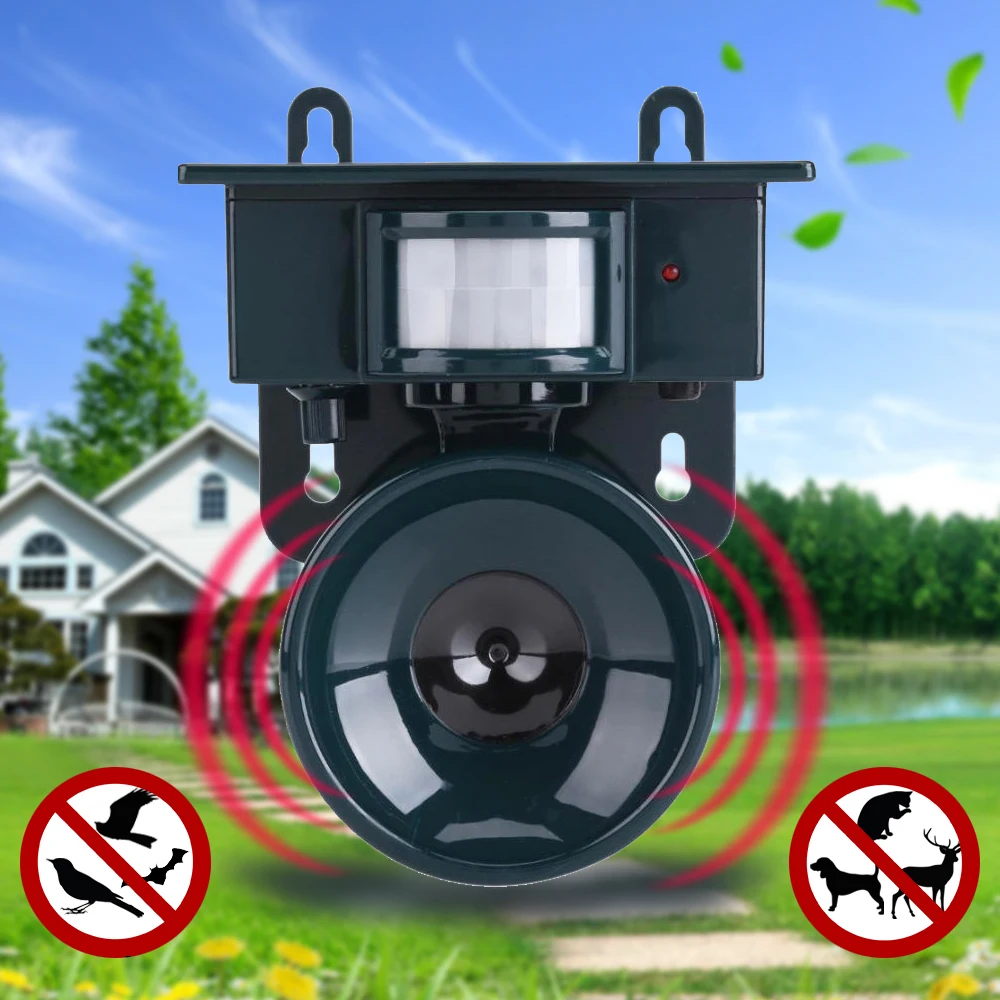 Ультразвуковой Отпугиватель вредителей на солнечной батарее отпугиватель