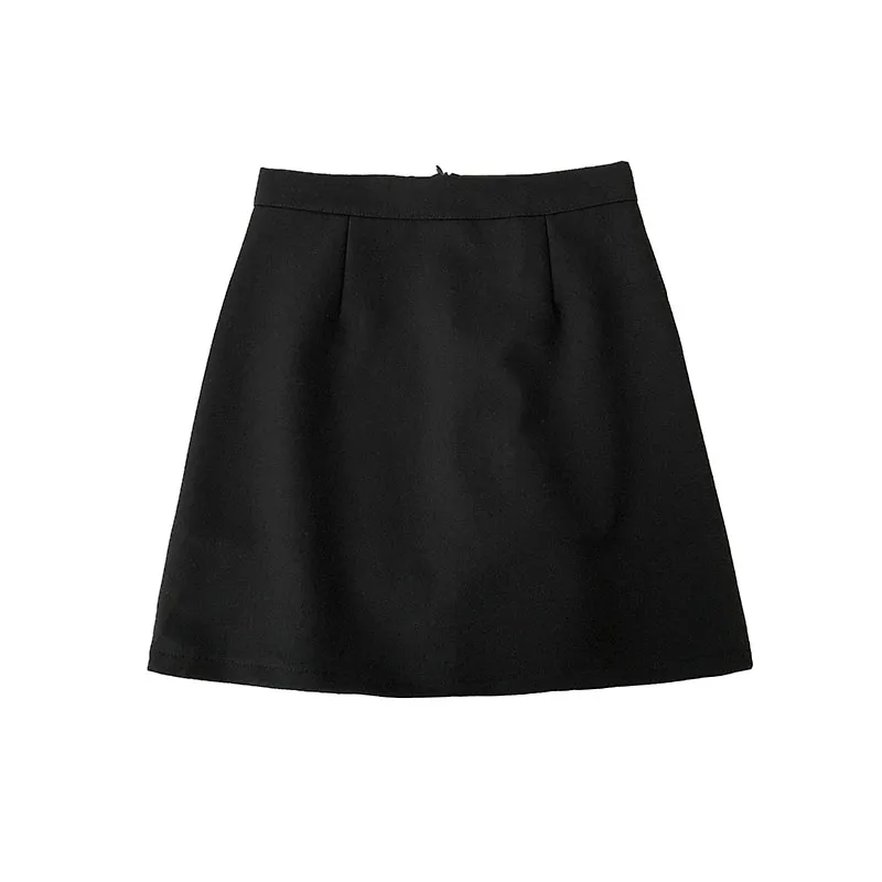 

solid high waist A-line women skirts 2020 summer new office lady style all match skirts top quality
