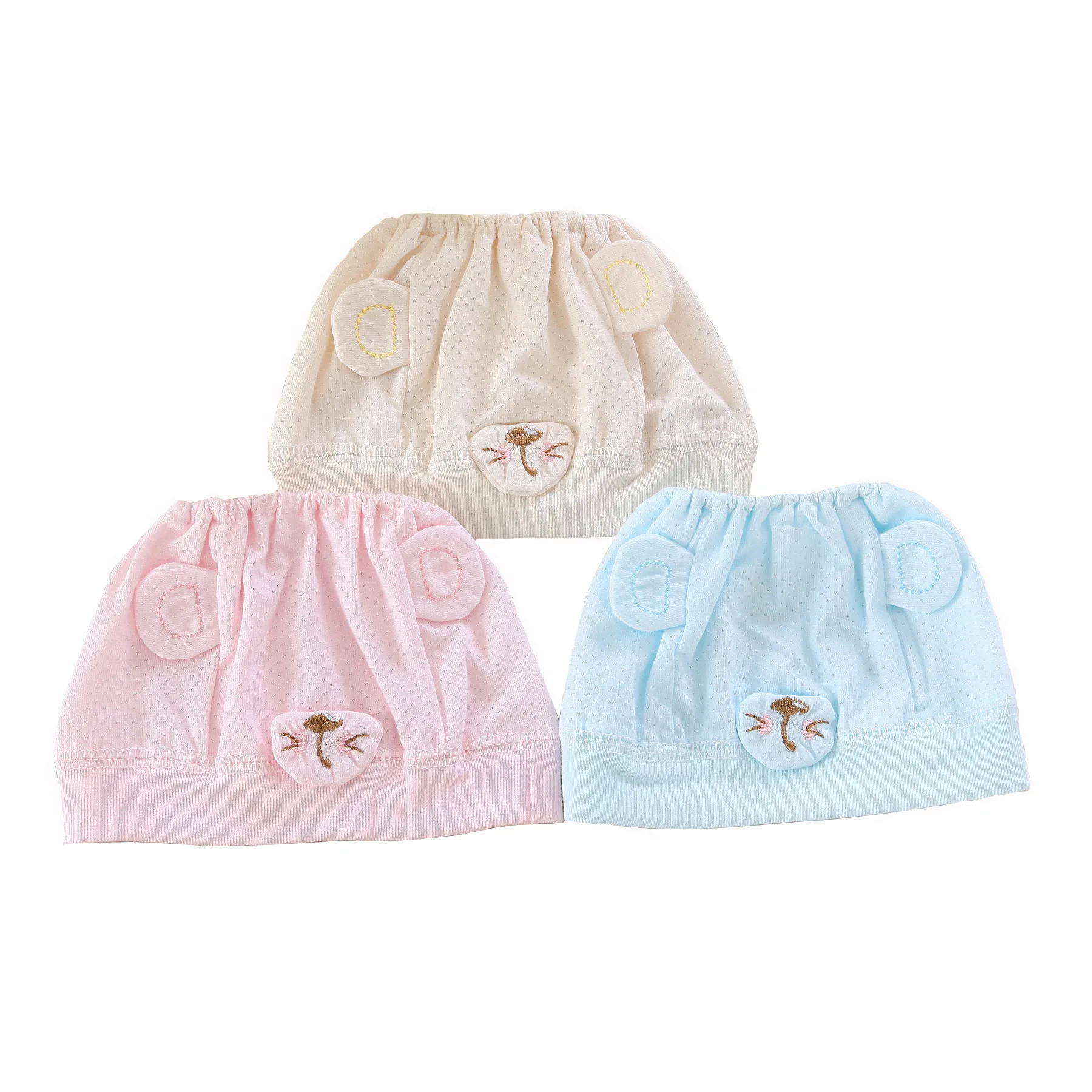 

Summer Baby Tire Cap, Empty Top, Pure Cotton, Newborn Guard, Halogen Valve, Fashion Jacquard Kids