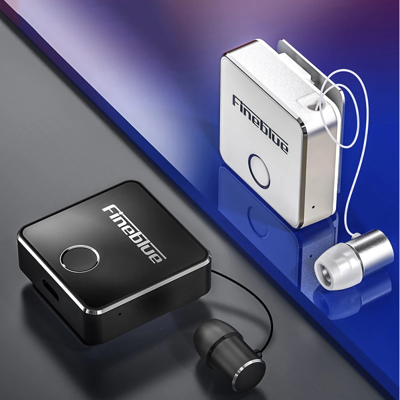 Fineblue F1 беспроводной Bluetooth V5.0 наушники клип на бизнес наушники-вкладыши шумоподавление сенсорное управление вибрационные наушники