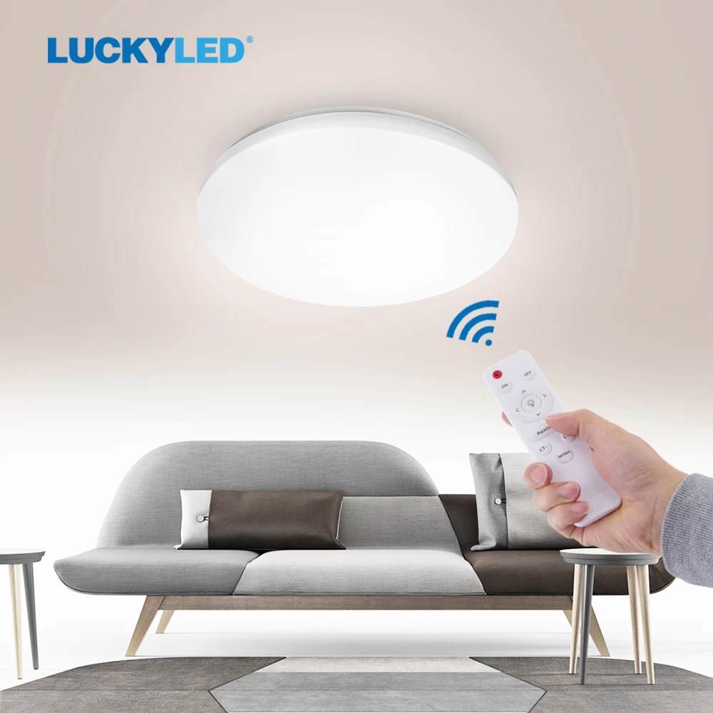 Счастливая светодиодный Светодиодный потолочный светильник с регулируемой