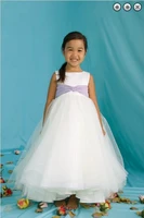 free shipping new 2016 new design girls dress party girls pageant gowns custom color princess white long flower girl dresses