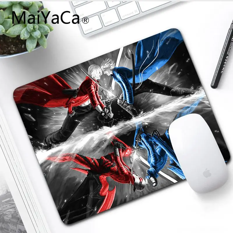 No LockEdge 20x25cm MaiYaCa дизайн дьявол может плакать красивый коврик для мышки в стиле аниме ноутбук игровой шкафчик мыши коврик для мыши - Цвет: No LockEdge 20x25cm