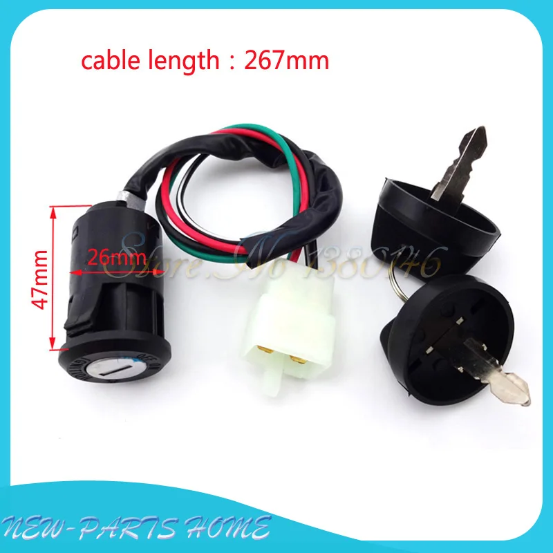 Супер 4 провода ключ зажигания переключатель для 50cc 70cc 90cc 110cc 125cc Quad ATV Pit грязи