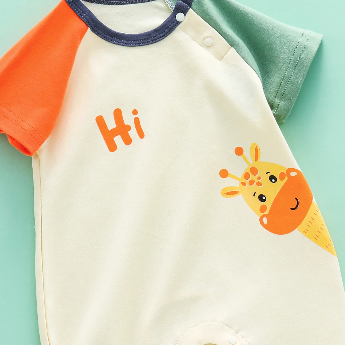 

Summer Baby Short-Sleeved Romper
