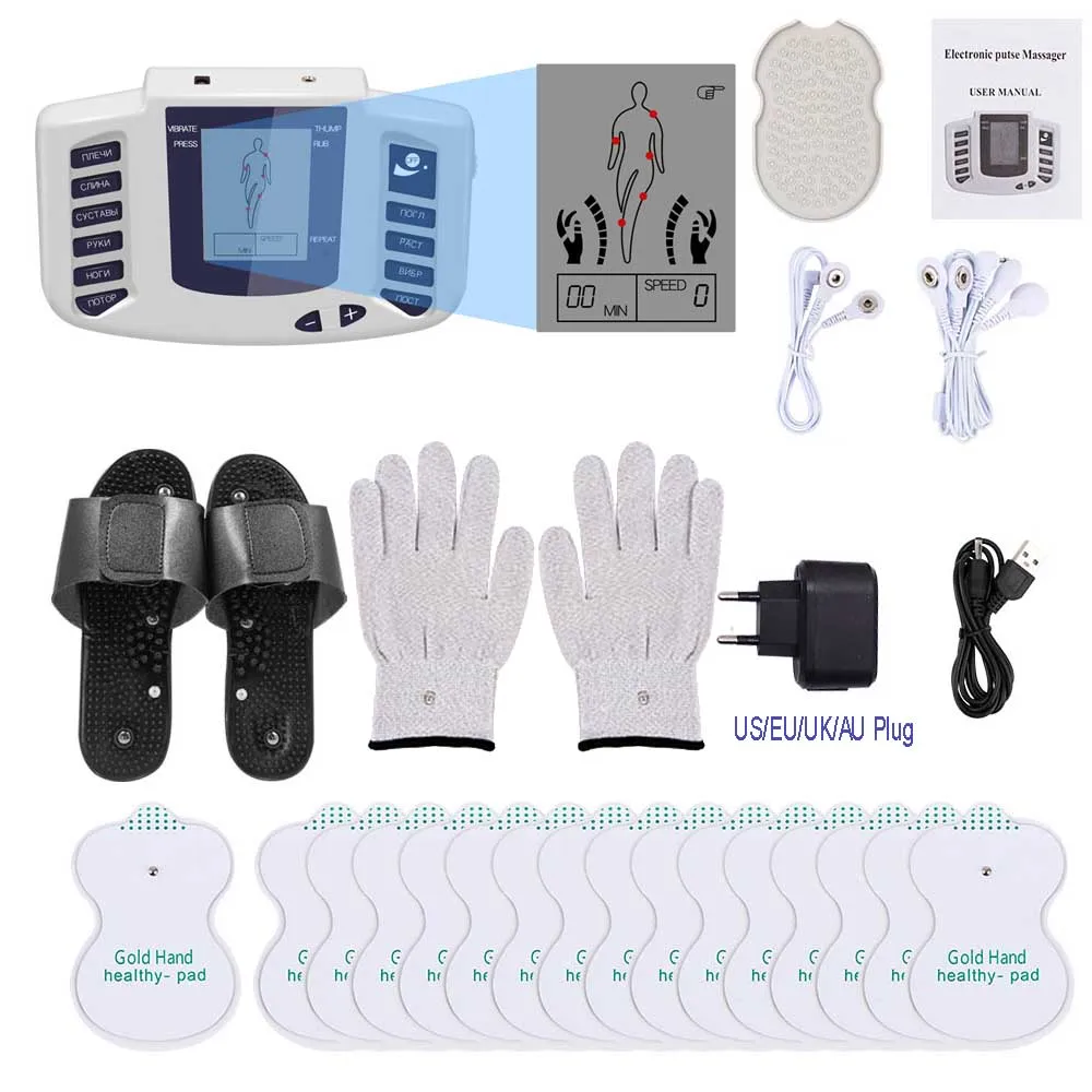 Электрический массажер для всего тела цифровой аппарат акупунктуры