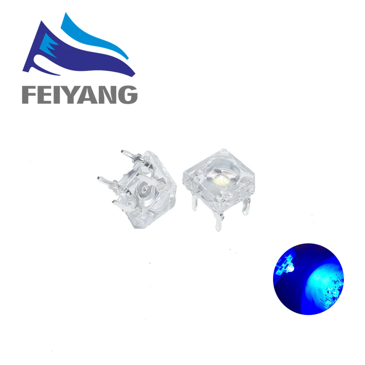 Светодиодные Автомобильные лампы 100 шт. 5 мм красный зеленый синий белый желтый