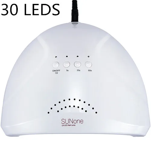 White SUN1 48 Вт УФ-светодиодный светильник для ногтей, 3 таймера, светодиодный usb-разъем, лампа для ногтей, Гель-лак, Сушилка для ногтей, лампа для ногтей, светодиодная лампа для маникюра - Цвет: White